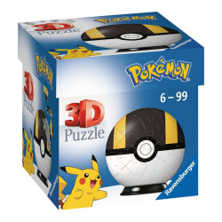 Ravensburger - Puzzle 3D Ball 54 p - Hyper Ball - Pokémon