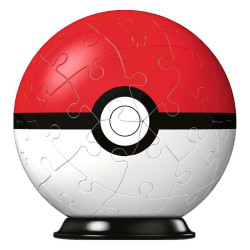 Ravensburger - Puzzle 3D Ball 54 p - PokéBall - Pokémon