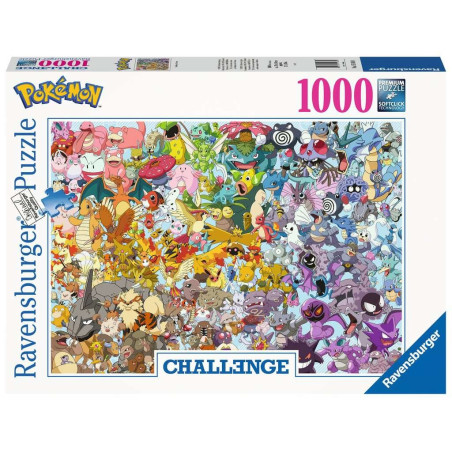 Ravensburger - Puzzle 1000 p - Pokemon - Challenge Puzzle