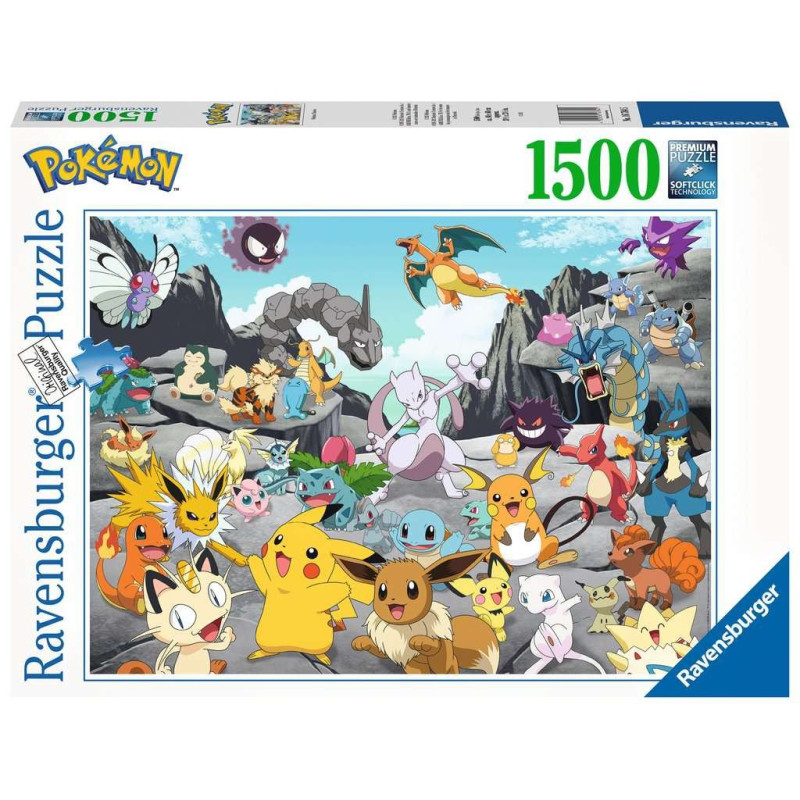 Ravensburger - Puzzle 1500 p - Pokémon Classics