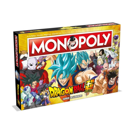 jeu : Monopoly Dragon Ball Super éditeur : Winning Moves jeu : Monopoly Dragon Ball Super éditeur : Winning Moves