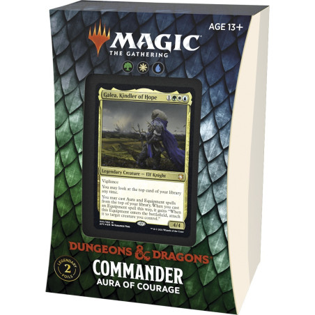 MTG - Adventures in the Forgotten Realms Commander Deck ( Aura of Courage )