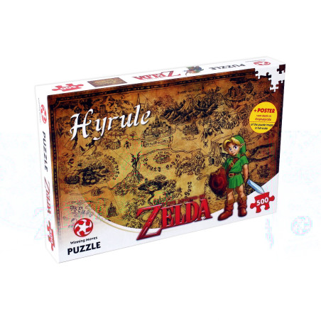 Puzzle : Zelda Hyrule - 500 pcs éditeur : Winning Moves