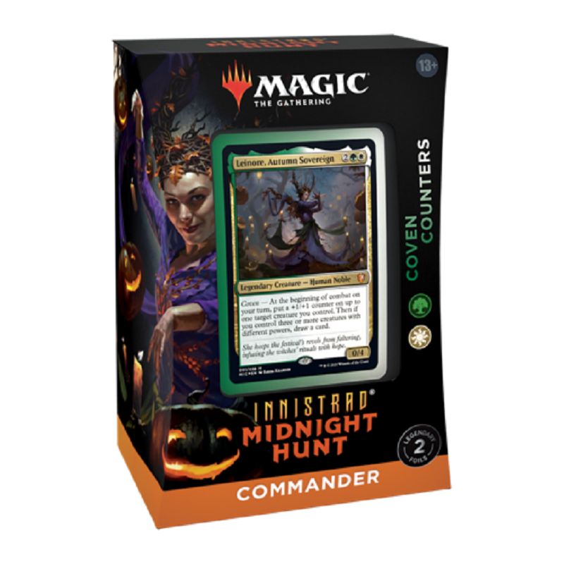 MTG - Innistrad: Midnight Hunt Commander Deck ( Coven Counters ) TCG : Magic: The Gathering