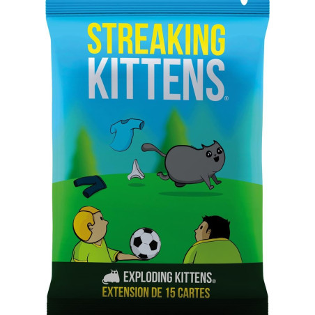 jeu : Exploding Kittens : Streaking Kittens éditeur : Exploding Kittens version française jeu : Exploding Kittens : Streaking Kittens éditeur : Exploding Kittens version française