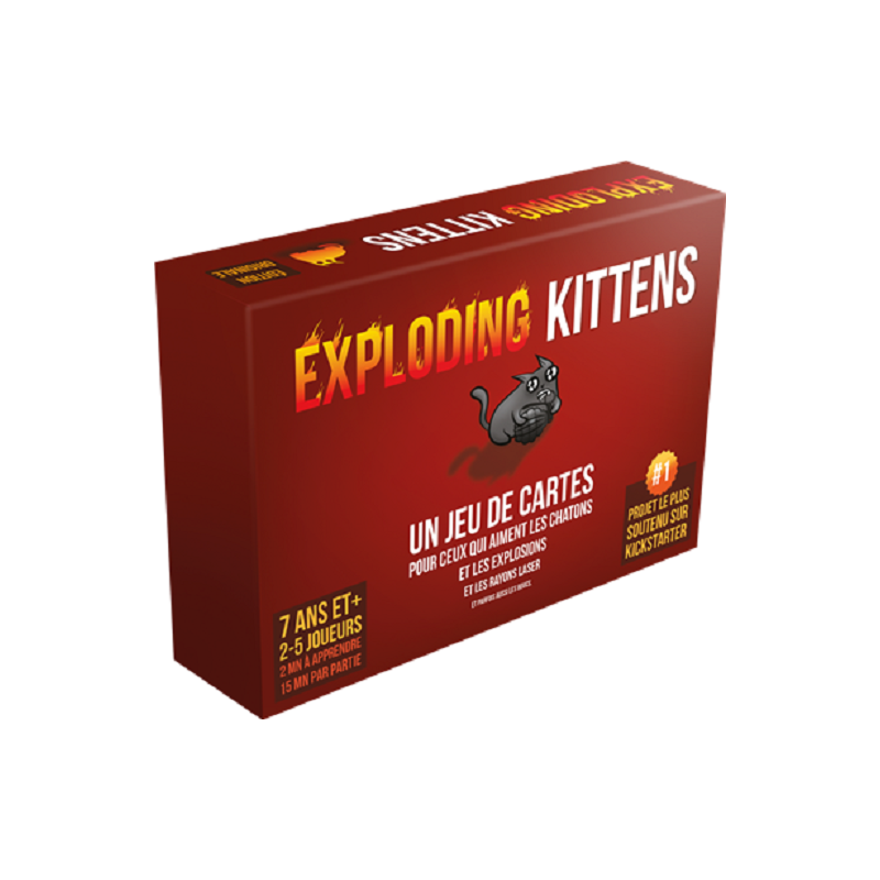 jeu : Exploding Kittens éditeur : Exploding Kittens version française