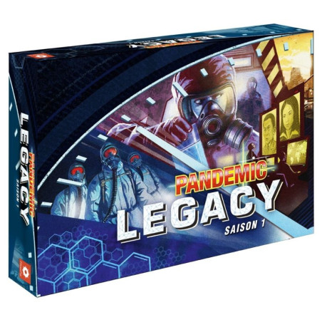 version françaisejeu : Pandemic Legacy - Saison 1 - Boite Bleue éditeur : Z-Man Games version françaisejeu : Pandemic Legacy - Saison 1 - Boite Bleue éditeur : Z-Man Games