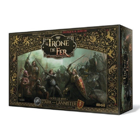 jeu : Le Trône de Fer : le Jeu de Figurines - Starter Stark vs Lannister éditeur : Edge Entertainment version française jeu : Le Trône de Fer : le Jeu de Figurines - Starter Stark vs Lannister éditeur : Edge Entertainment version française