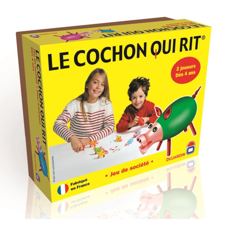 jeu : Le cochon qui rit éditeur : TF1 / Dujardin version française jeu : Le cochon qui rit éditeur : TF1 / Dujardin version française