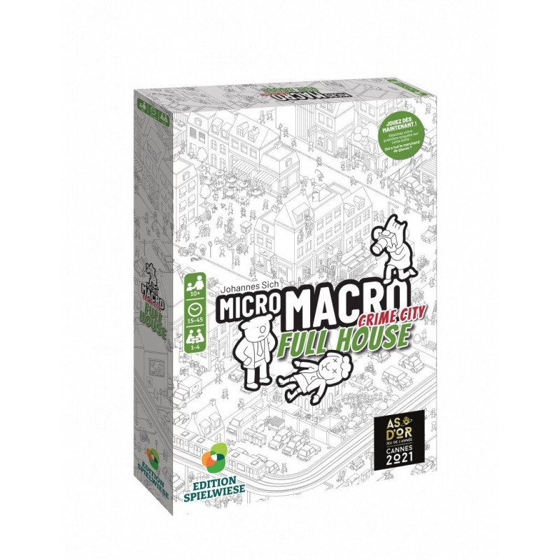 jeu : MicroMacro : Crime City - Full House éditeur : Spielwiese version française