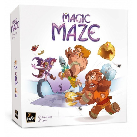 jeu : Magic Maze éditeur : Sit-Down! version française jeu : Magic Maze éditeur : Sit-Down! version française