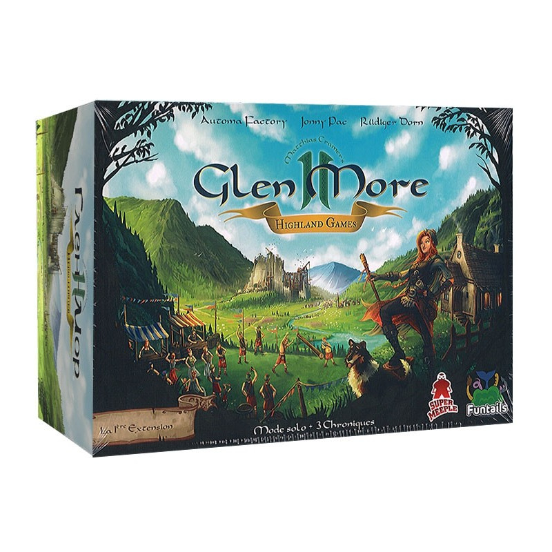 jeu : Glen More II : Chronicles - Highland Games éditeur : Super Meeple version française