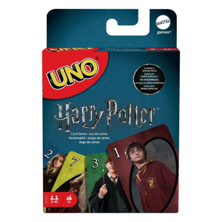 jeu : UNO - Harry Potter jeu de cartes éditeur : Mattel Games version multilingue jeu : UNO - Harry Potter jeu de cartes éditeur : Mattel Games version multilingue