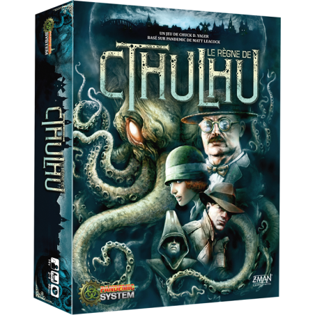 jeu : Pandemic - Le Règne de Cthulhu éditeur : Z-Man Games version française jeu : Pandemic - Le Règne de Cthulhu éditeur : Z-Man Games version française