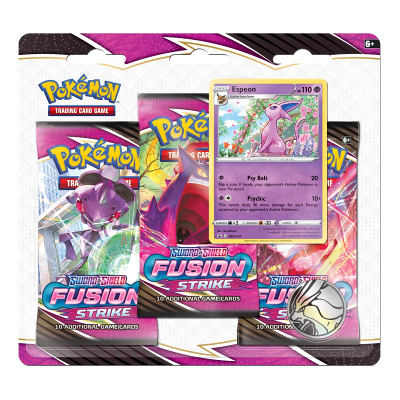 Pokémon - Fusion Strike (EB08) - Blister 3 boosters ENG éditeur : Pokémon Company International version anglaise