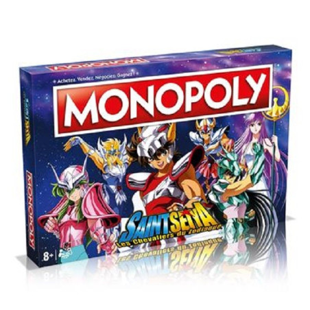 jeu : Monopoly Saint Seiya éditeur : Winning Moves version française jeu : Monopoly Saint Seiya éditeur : Winning Moves version française