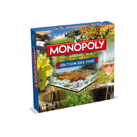 Monopoly Édition des Vins éditeur : Winning Moves version française Monopoly Édition des Vins éditeur : Winning Moves version française
