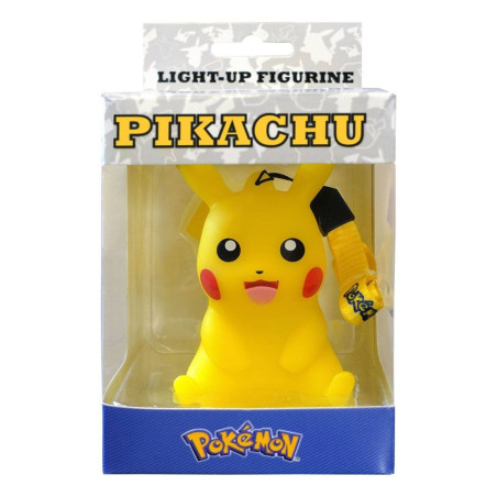 License : Pokémon Produit : figurine lumineuse Pikachu 9 cm Marque : Teknofun