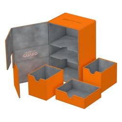produit : boîte pour cartes Twin Flip n Tray Deck Case 160+ taille standard XenoSkin Orange marque : Ultimate Guard