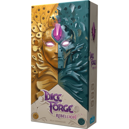 jeu : Dice Forge - Ext. Rebellion éditeur : Libellud version française jeu : Dice Forge - Ext. Rebellion éditeur : Libellud version française