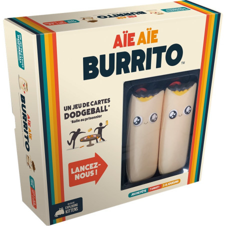 jeu : Aïe Aïe Burrito éditeur : Exploding Kittens version française jeu : Aïe Aïe Burrito éditeur : Exploding Kittens version française