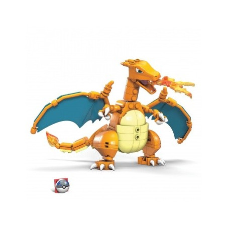 licence : Pokémon produit : Dracaufeu marque : Mega Construx Mattel à partir de 8ans licence : Pokémon produit : Dracaufeu marque : Mega Construx Mattel à partir de 8ans