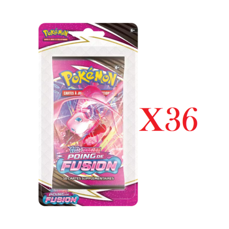 Pokémon - Poing de Fusion (EB08) - Blister 1 booster FR ( Carton scellé 36 Blisters )