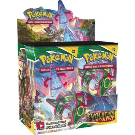 Pokémon produit : Evolution Céleste (EB07) - Display 36 boosters FR éditeur : Pokémon Company International version française Pokémon produit : Evolution Céleste (EB07) - Display 36 boosters FR éditeur : Pokémon Company International version française