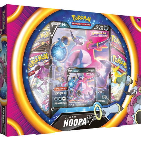 Pokémon produit : Coffret V Hoopa FR éditeur : Pokémon Company International version française Pokémon produit : Coffret V Hoopa FR éditeur : Pokémon Company International version française