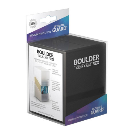 produit : Boulder Deck Case 100+ taille standard Onyx marque : Ultimate Guard produit : Boulder Deck Case 100+ taille standard Onyx marque : Ultimate Guard