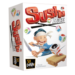 jeu : Sushi Dice éditeur : Sit-Down! version française