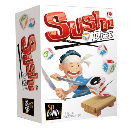 jeu : Sushi Dice éditeur : Sit-Down! version française jeu : Sushi Dice éditeur : Sit-Down! version française