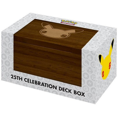 licence : Pokémon produit : UP - Pokémon 25Th Celebration Deck Box marque : Ultra Pro licence : Pokémon produit : UP - Pokémon 25Th Celebration Deck Box marque : Ultra Pro