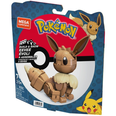 licence : Pokémon produit : Evoli 13 cm marque : Mega Construx Mattel à partir de 7ans licence : Pokémon produit : Evoli 13 cm marque : Mega Construx Mattel à partir de 7ans