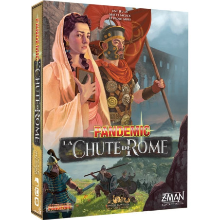 jeu : Pandemic - La Chute de Rome éditeur : Z-Man Games version française jeu : Pandemic - La Chute de Rome éditeur : Z-Man Games version française