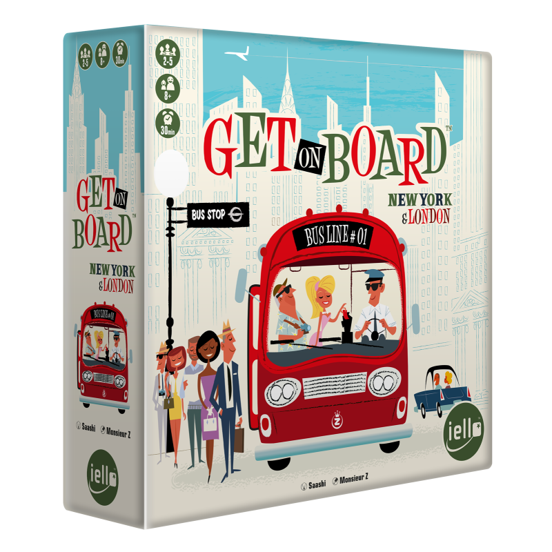 jeu : Get on Board - London & New York éditeur : Iello version française