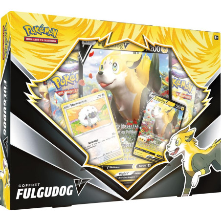 jcc / tcg : Pokémon produit : Coffret V Fulgudog FR éditeur : Pokémon Company International version française jcc / tcg : Pokémon produit : Coffret V Fulgudog FR éditeur : Pokémon Company International version française