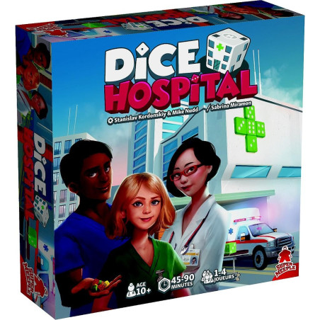 jeu : Dice Hospital éditeur : Super Meeple version française jeu : Dice Hospital éditeur : Super Meeple version française