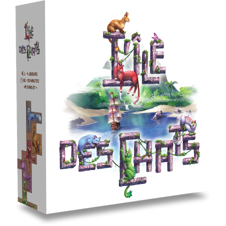 jeu : L'Île des Chats éditeur : Lucky Duck Games version française jeu : L'Île des Chats éditeur : Lucky Duck Games version française
