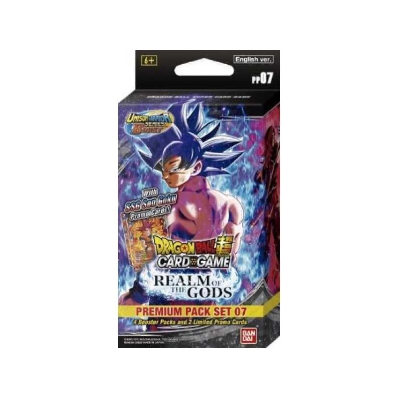 Dragon Ball Super Card Game - Realm of The Gods - Premium Pack Set 07 FR