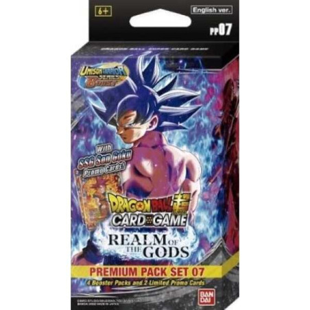 Dragon Ball Super Card Game - Realm of The Gods - Premium Pack Set 07 FR