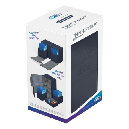 produit : boîte pour cartes Twin Flip n Tray Deck Case 160+ taille standard XenoSkin Bleu marque : Ultimate Guard produit : boîte pour cartes Twin Flip n Tray Deck Case 160+ taille standard XenoSkin Bleu marque : Ultimate Guard