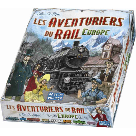jeu : Les Aventuriers du Rail - Europe éditeur : Days of Wonder version française jeu : Les Aventuriers du Rail - Europe éditeur : Days of Wonder version française