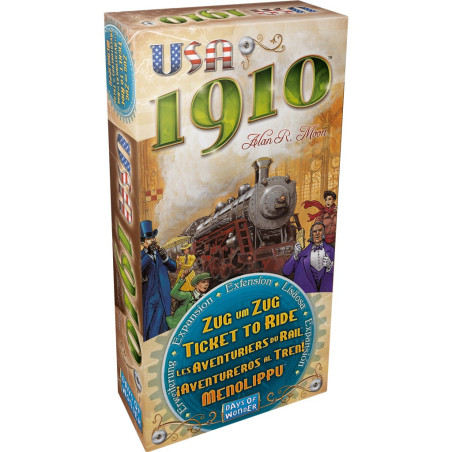 jeu : Les Aventuriers du Rail - Extension 1910 éditeur : Days of Wonder version française jeu : Les Aventuriers du Rail - Extension 1910 éditeur : Days of Wonder version française