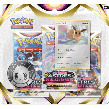 jcc / tcg : Pokémon Astres Radieux (EB10) - Blister 3bs FR éditeur : Pokémon Company International version française jcc / tcg : Pokémon Astres Radieux (EB10) - Blister 3bs FR éditeur : Pokémon Company International version française