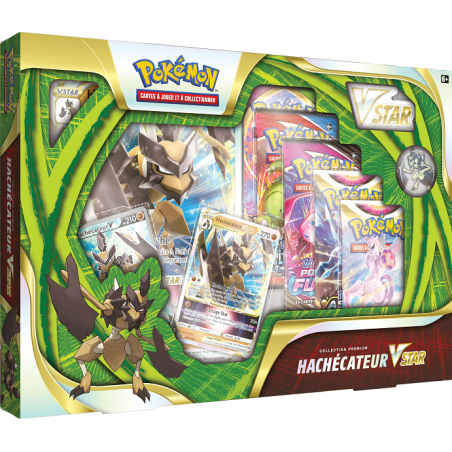 jcc / tcg : Pokémon produit : Coffret Hachécateur VStar Premium FR éditeur : Pokémon Company International version française jcc / tcg : Pokémon produit : Coffret Hachécateur VStar Premium FR éditeur : Pokémon Company International version française
