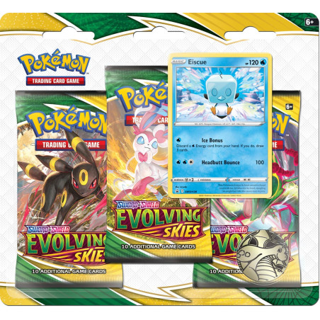 Pokémon - Evolution céleste - Blister 3 boosters FR éditeur : Pokémon Company International version française Pokémon - Evolution céleste - Blister 3 boosters FR éditeur : Pokémon Company International version française