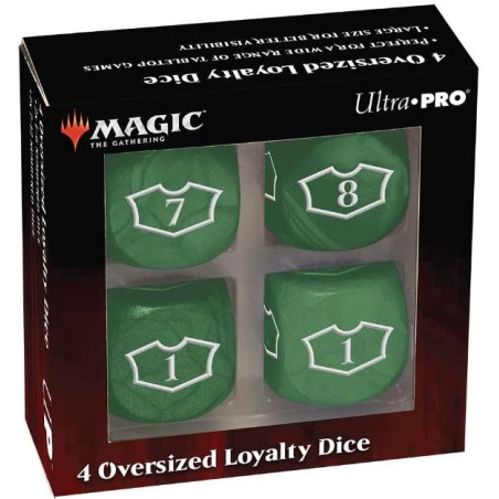 UP - Deluxe 22MM Forest Loyalty Dice Set for Magic : The Gathering